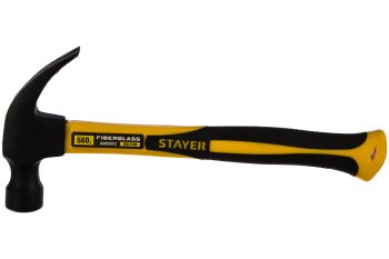 Молоток-гвоздодер 0,56кг STAYER фибергласс