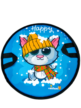 Ледянка мягкая Кот зима 35 см Ледянка мягкая Кот зима 35 см