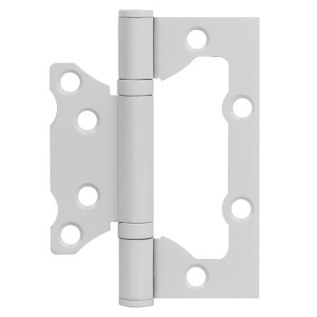 Петля дверная бабочка, цвет белый, Нора-М