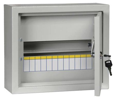 Щит распределительный навесной IEK TITAN 3 12 мод. металл IP31 арт.MKM14-N-12-31-Z