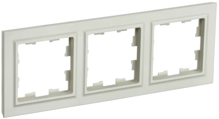 Рамка IEK Brite 3 поста, цвет бежeвый, арт. BR-M32-K10