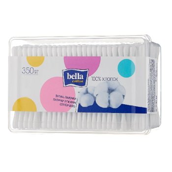 Палочки ватные Bella 350шт в банке