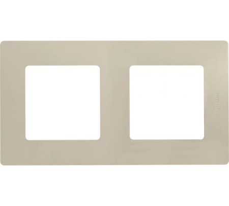 Рамка Legrand Etika 2 поста, цвет слоновая кость, арт. 672512