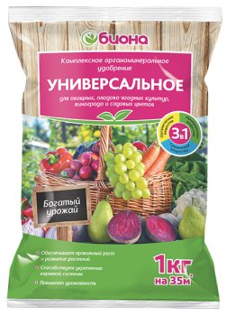 Удобрение органоминеральное комплексное БиоМастер Биона 1000г