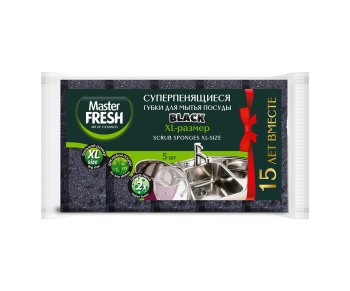 Губка XL 10х7х3,7 см 5шт