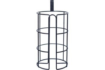 Держатель для бумажных полотенец  Лофт цельный цвет черный 22,5см 120 мм 1 шт