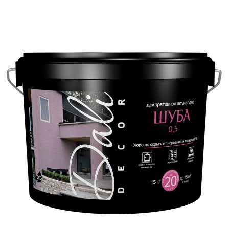 Штукатурка декоративная DALI-DECOR шуба 15 кг