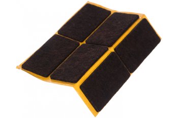 Пункт фетровый 25х50 мм темный 6 шт.