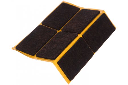 Пункт фетровый 25х50 мм темный 6 шт.