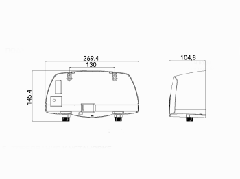 Водонагреватель Royal Thermo SmartFix TS (5,5 kW) проточный 2л белый