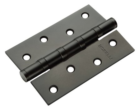 Петля дверная универсальная, цвет черный, Morelli