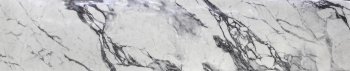 Фартук ПВХ Мрамор белый 300х60