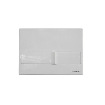 Клавиша для инсталляции  BERGES NOVUM цвет белый глянец