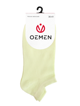 Носки женские OEMEN VN013 р.36-37 цвет светло-желтый