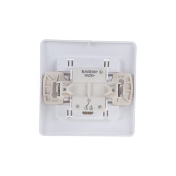 Переключатель встраиваемый Schneider Electric Blanca 1 кл. белый, без подсветки, арт. BLNVS010601