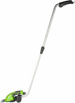 Кусторез аккумуляторный с телескопической ручкой Greenworks G7 2GS лезвие 10см 7,2В 2Ач