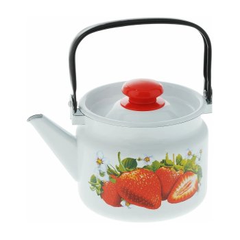 Чайник  Сочная клубника 3,5л эмалированная сталь