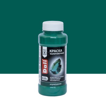 Колер-краска Dali 0,25 л изумрудный