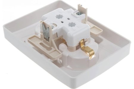 Розетка силовая двойная встраиваемая Schneider Electric Blanca с заземлением, цвет белый, арт. BLNRS001021