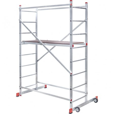 Вышка-тура Сибртех 8 ступеней алюминиевая Вышка-тура Сибртех 8 ступеней алюминиевая