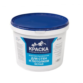 Краска водно-дисперсионная Завод Диола Д-255 интерьерная белая 13 кг