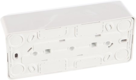 Розетка силовая тройная накладная Schneider Electric Этюд с заземлением, цвет белый, арт. PA16-012B