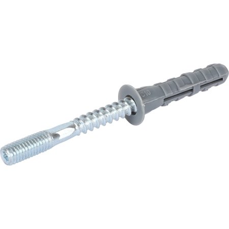 Хомут с дюбелем и шурупом STOUT d3/4" 1 шт цвет хром