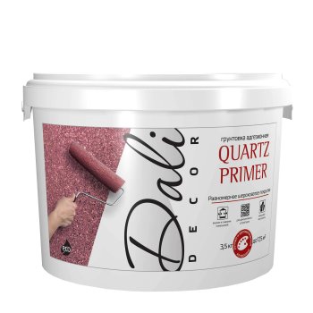 Грунтовка под декоративные штукатурки адгезионная DALI-DECOR Quartz Primer Рогнеда 3,5 кг