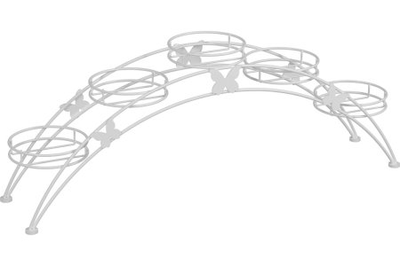Подставка для цветов напольная белый Подставка для цветов напольная белый