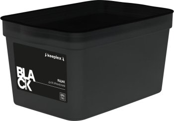 Ящик хранение Black 21,1х14,1х11,7см цвет черный