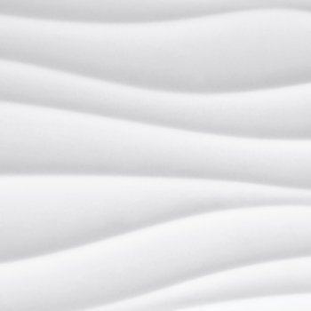 Плитка настенная White Planet, волна, белая 60х25х0,9 см