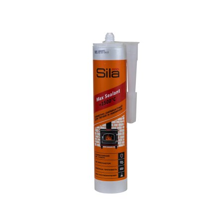 Герметик для печей Sila Max Sealant силикатный черный 280 мл
