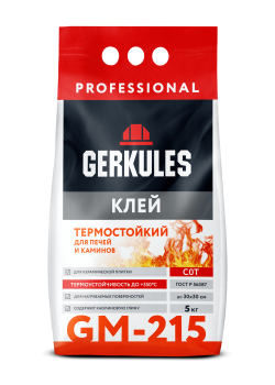 Клей для печей и каминов GM-215 Геркулес 5кг