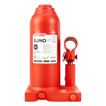 Домкрат бутылочный гидравлический SKYWAY 4 т