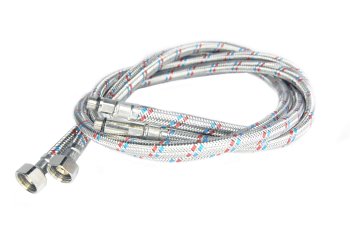 Гибкая подводка FT GROUP для смесителя 120см 1/2"x M10 нержавеющая сталь штуцер-гайка