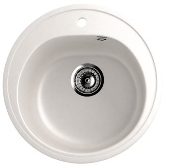 Мойка врезная Ulgran-1-101-341 искусственный камень 50х50х18см 50 ультра-белый Мойка врезная Ulgran-1-101-341 искусственный камень 50х50х18см 50 ультра-белый