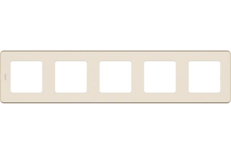 Рамка Legrand Inspiria 5 постов, цвет слоновая кость, арт. 673971