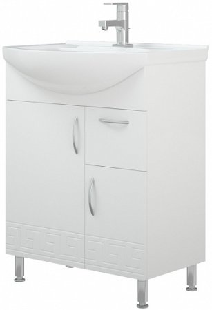 Тумба напольная Олимп 85х65х45см цвет белый