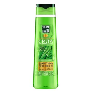 Шампунь Чистая линия женский Крапива, укрепляющий для всех типов волос питание 400 мл