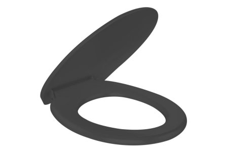 Сиденье для унитаза TISA пластик цвет черный Сиденье для унитаза TISA пластик цвет черный