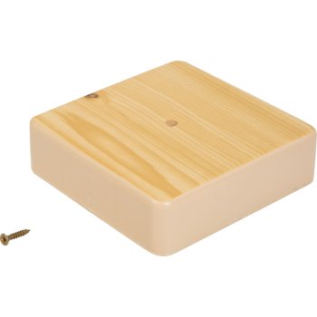 Коробка распределительная накладная для кабель-канала Gemini Electro 100х100х44мм IP40 сосна, арт. 41221-11