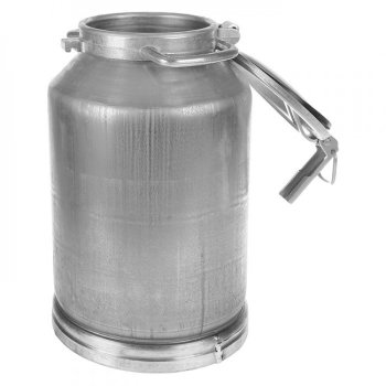 Фляга для молока алюминевая с крышкой 25л