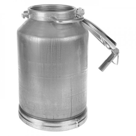 Фляга для молока алюминевая с крышкой 25л