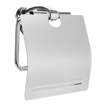 Держатель для туалетной бумаги настенный хром да