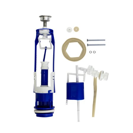 Арматура с боковой подводкой кнопка 2 режима хром MasterProf