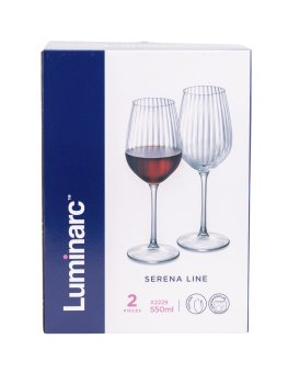Набор бокалов для вина SERENA LINE 550мл цвет прозрачный 2шт