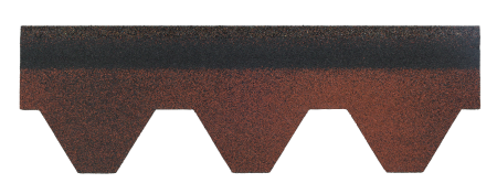 Гибкая битумная черепица Технониколь Оптима красный 3 кв.м