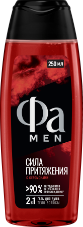 Гель-шампунь для душа Фа Men Сила притяжения бергамот и лайм 250 мл