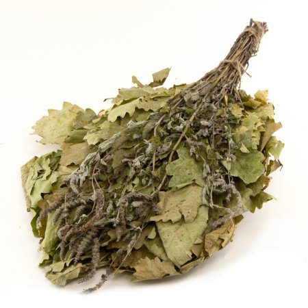 Веник банный березовый, Банная линия с мятой