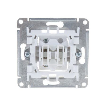 Выключатель встраиваемый Schneider Electric AtlasDesign 1 кл. белый, без подсветки, арт. ATN000111